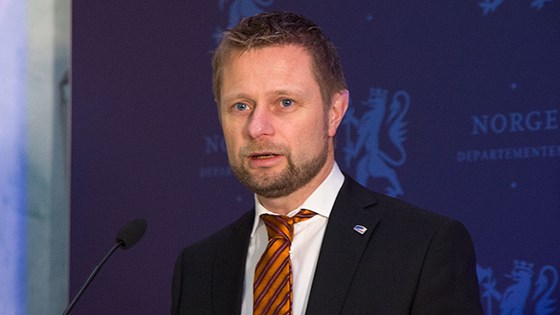 Helse- og omsorgsminister Bent Høie