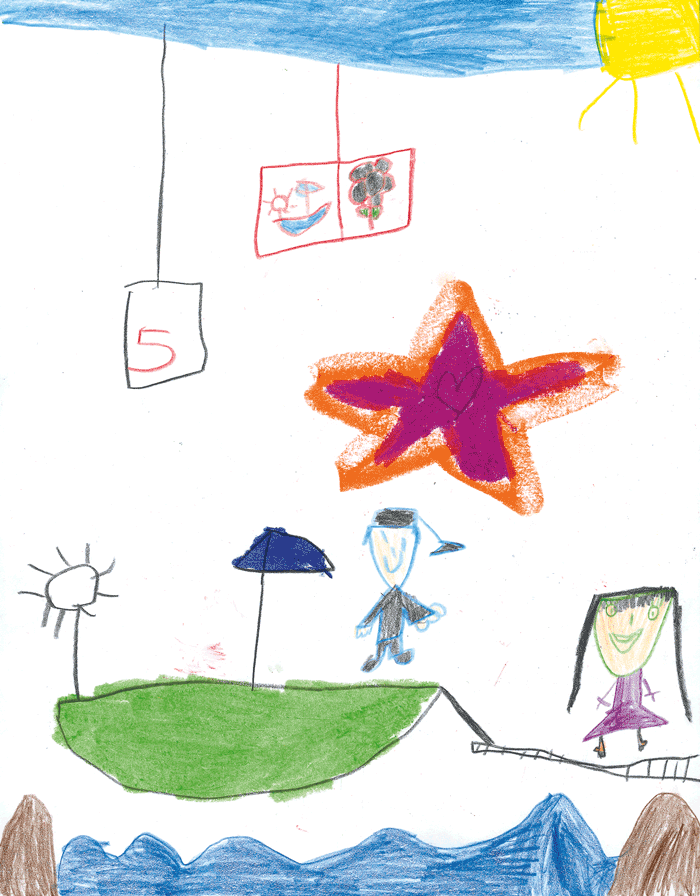 Figur 3.1 Illustrasjon: Hannah 5 år, Ullern barnehage