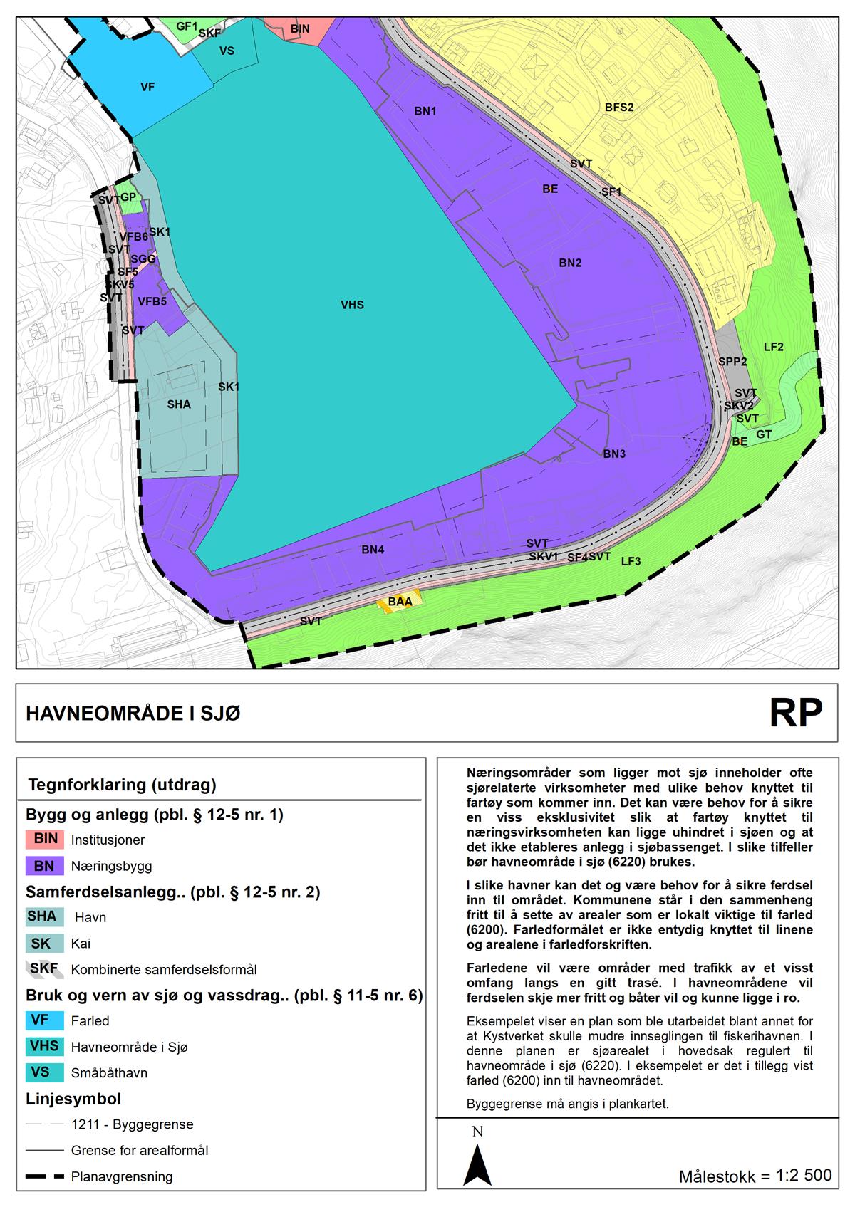 Reguleringsplan for havneområde i sjø og tilgrensende næringsområde m.m.