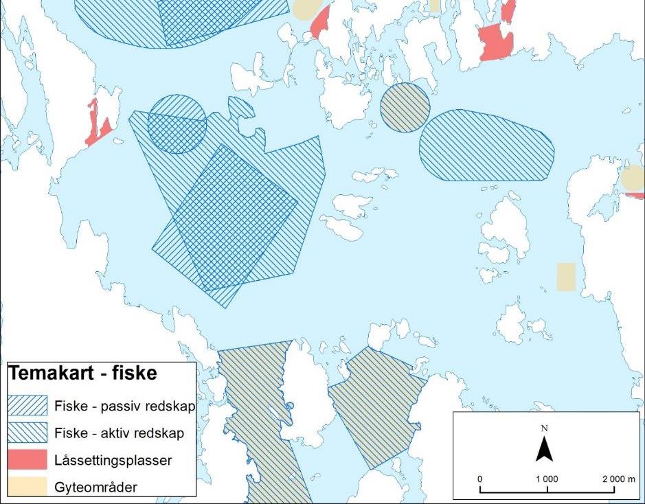 Temakart over fiskeridirektoratets kystnære fiskeridata.