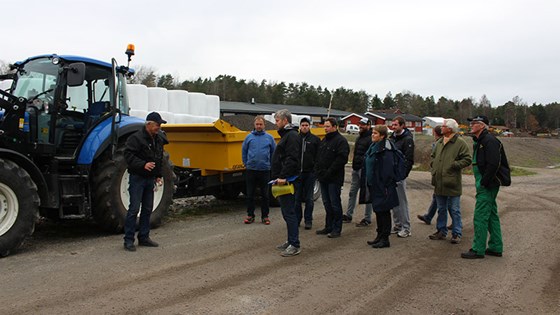 Deltakere på kurs i energieffektiv traktorkjøring. 