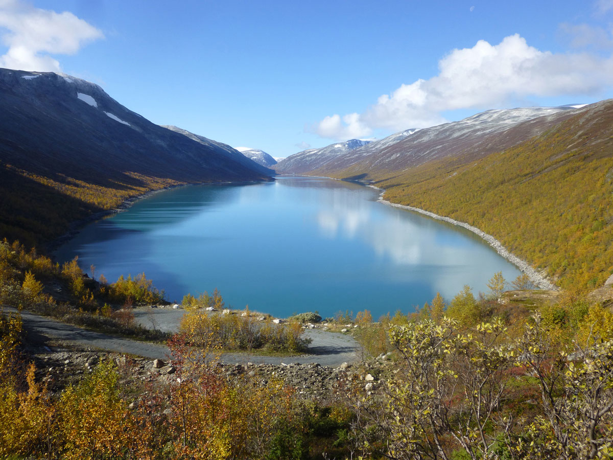 Figur 10.1 Reguleringsmagasin knytt til Øvre Otta-utbygginga, Rauddalsvatnet i Skjåk kommune.