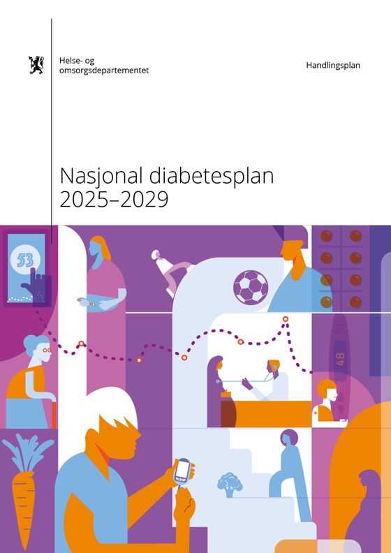 Forsiden av Nasjonal diabetesplan 2025-2029