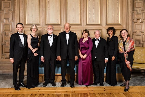 King Harald V and the Kavli Prize winners 2018