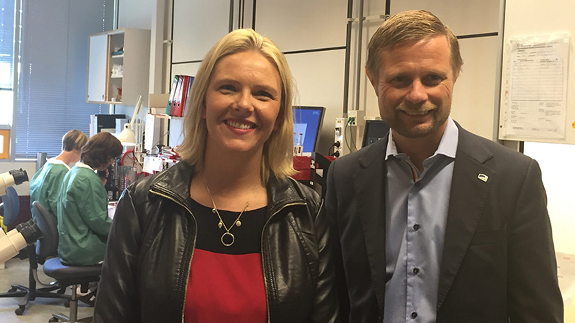 Sylvi Lishaug og Bent Høie