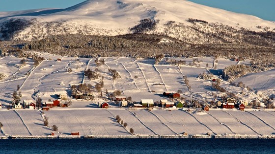 Skallan-Rå i Troms er et fjordlandskap med intakt teigstruktur.