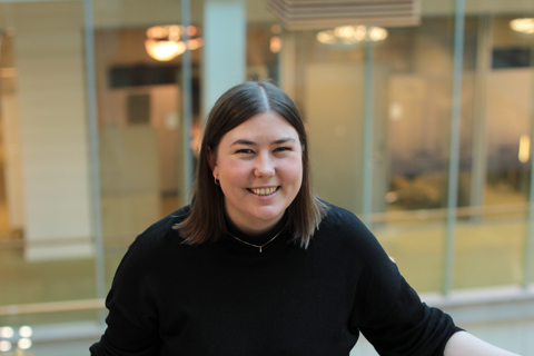 Statssekretær Astrid Hoem i lokalene til Klima- og miljødepartementet