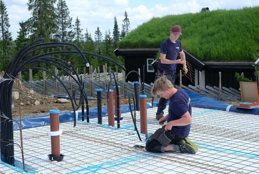Utbygging av fritidsbustader kan gje arbeidsplassar for unge, her i Øyer kommune.
