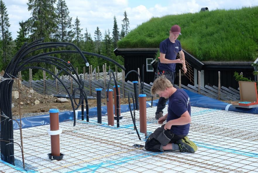 Utbygging av fritidsbustader kan gje arbeidsplassar for unge, her i Øyer kommune.