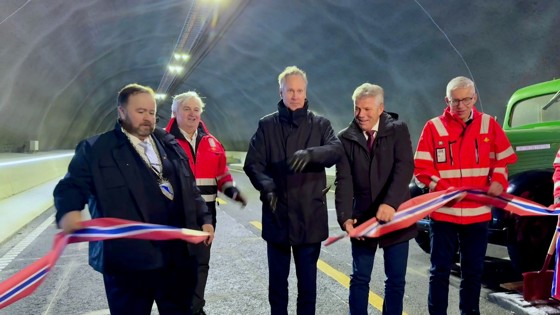 Opning av veg med snorklipping i tunnel