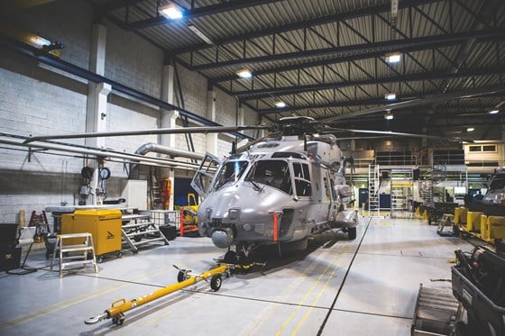 De maritime helikopterene av typen NH90 leveres nå tilbake.