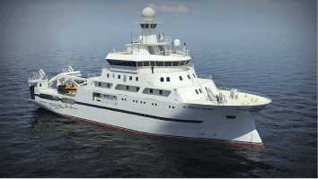 Figur 2.11 Det planlagde nye fartøyet  F/F Dr. Fridtjof Nansen
