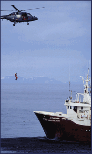 Figur 2.7 Kontroll av fiskefartøy 