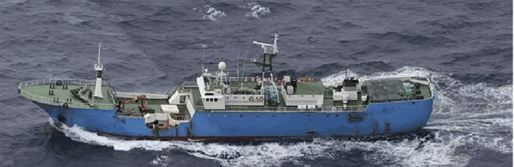 Figur 2.9 Det svartelista fiskefartøyet Snake
