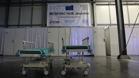 Medevac Hub i Jasionka, Polen