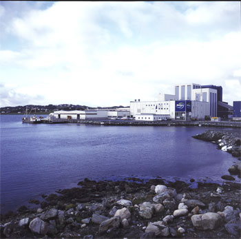 Figur 1.3 En moderne forfabrikk som BioMar på Karmøy konkurerer i det internasjonale markedet.