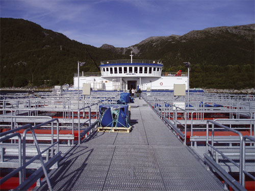 Figur 5.7 Norge er pioner på utviklingen av kvalitetsstandarder for oppdrettsanlegg.