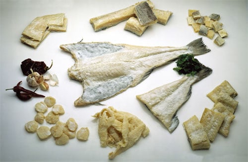 Figur 8.5 Ulike saltfiskprodukter.