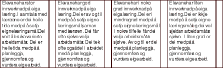 Figur 5.3 Vurderingsoppsett elevmerknad