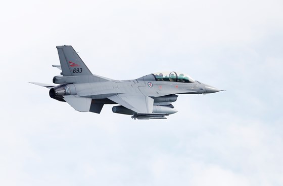 A Norwegian F-16