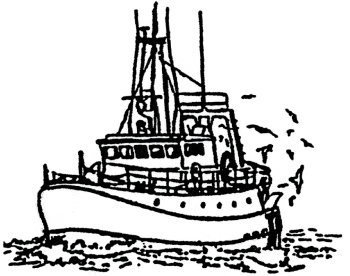 Figur 1.1 Illustrasjon av fiskefartøy