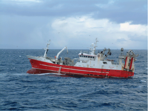 Figur 6.7 Ringnotfartøy på havet