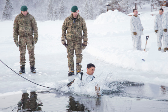 Allied soldiers return home due to the corona pandemic