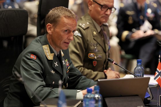Norway's Chief of Defence Eirik Kristoffersen