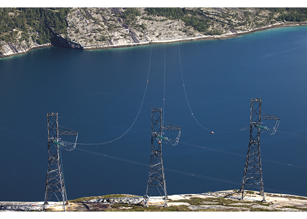 Figur 6.1  Gjennom Statnett eier staten størsteparten av det sentrale overføringsnettet for strøm i Norge.