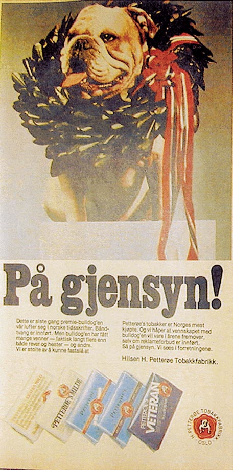 Figur 6.25 Avkobling med Blue Master.
  J.L.
 Tiedemanns tobaksfabrik, 1958. Nytelses-syk kvinne med solbriller,
 drink og sigarett horisonalt liggende i klassisk diva-positur mens
 hun beundres av en røykende mann. Tidlig kvinne-røyking
 var dristig og no...