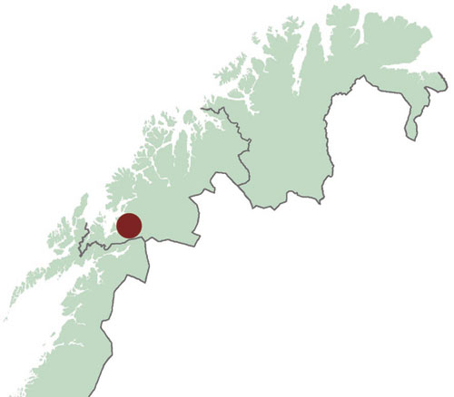 Figur 15.3 Gratangen kommune i Troms