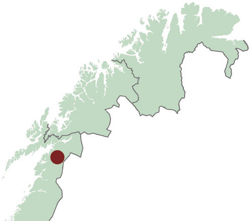 Figur 21.3 Tysfjord kommune i Nordland