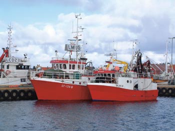 Figur 10.3 Kystfartøy av ulik lengde. «Solbas» og «Frøyabuen»