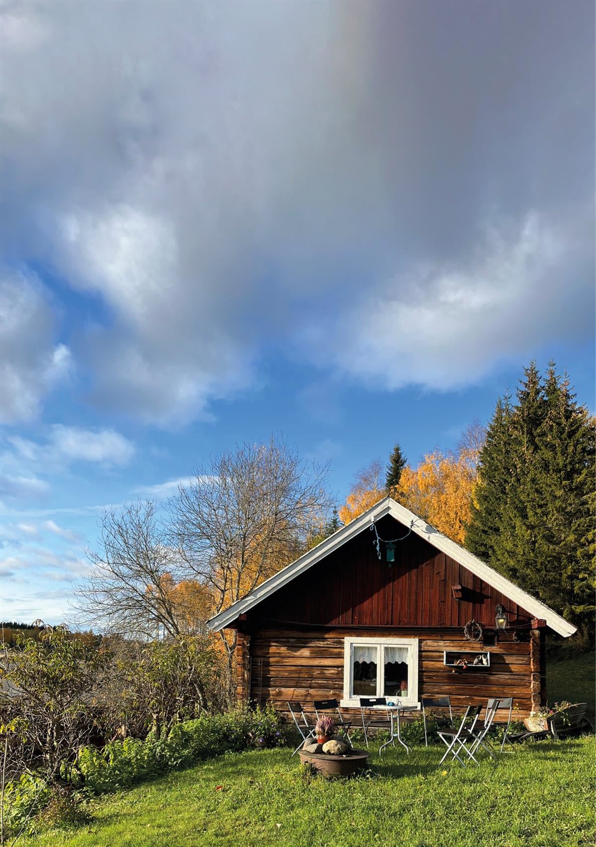 Gårdstun hos Inn på tunet-tilbyder «Grevskapet Inn på tunet» i Stange kommune