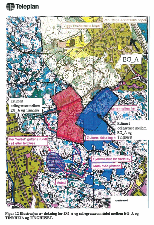 Figur 8.1 Teleplans dekningskart.