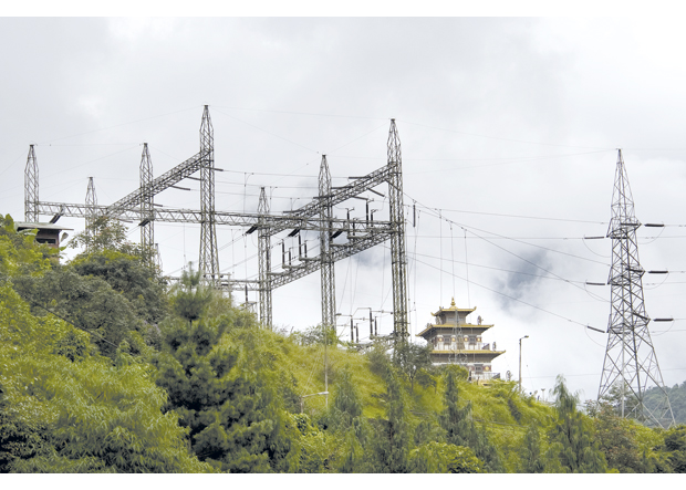 Figur 1.2 Vannkraft bidrar til økonomisk vekst i Bhutan