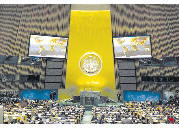 Figur 2.1 Globale utfordringer krever globale løsninger. Klimamøte i FNs generalforsamling