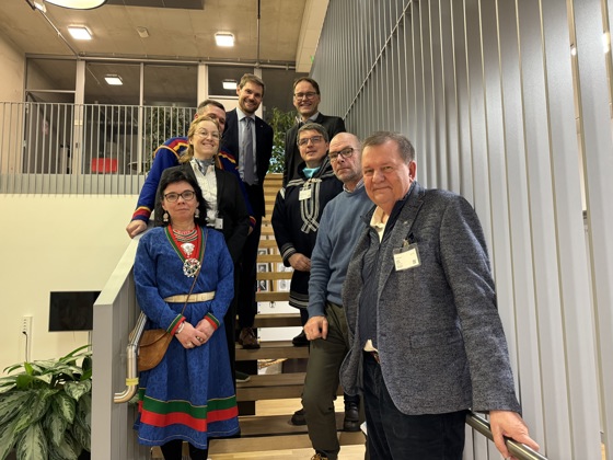 Bilde av representantene på møtet