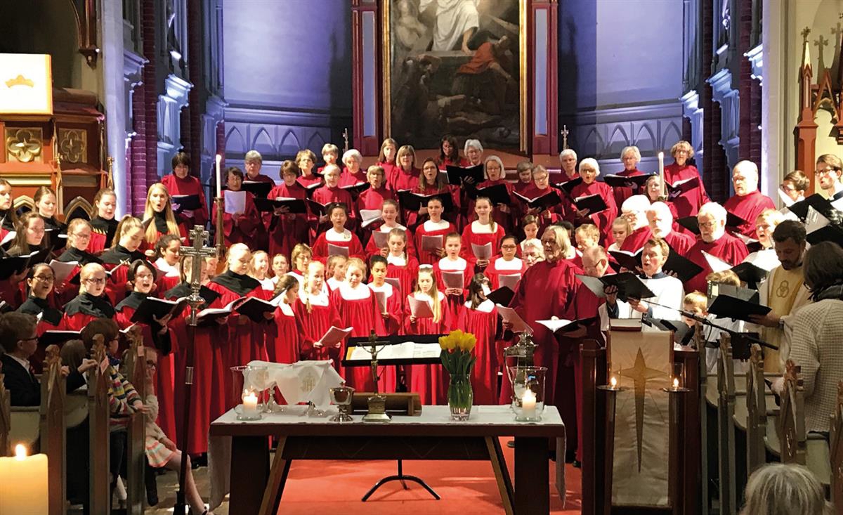 Kor i Bragernes kirke.