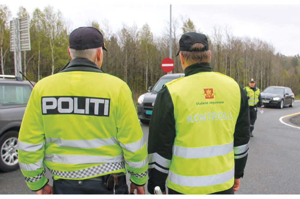 Figur 4.1 Samarbeidskontroll, politiet og Statens vegvesen
