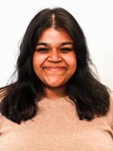 Portrett av Bhanuja Rasiah.