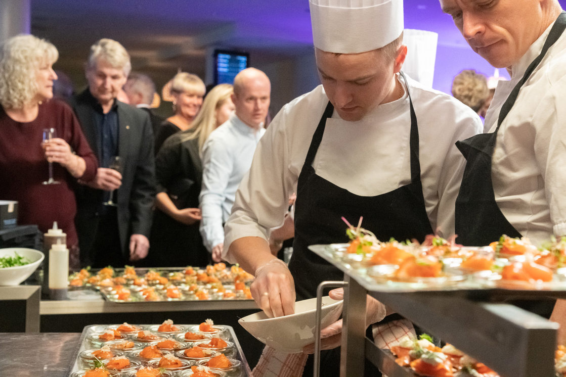 Kokker i aksjon på Det Norske Måltid 2018.