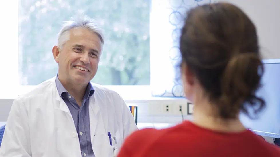 Illustrasjonsfoto av en legekonsultasjon