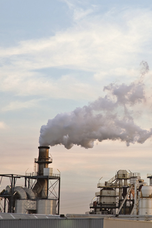 Figure 7.1 Industry contributes to economic growth and harms the environment.