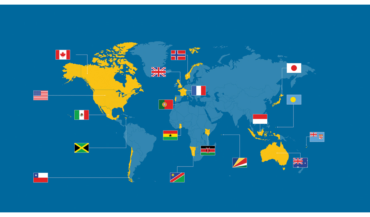 Figur 8.2 Landene i havpanelet pr. april 2024