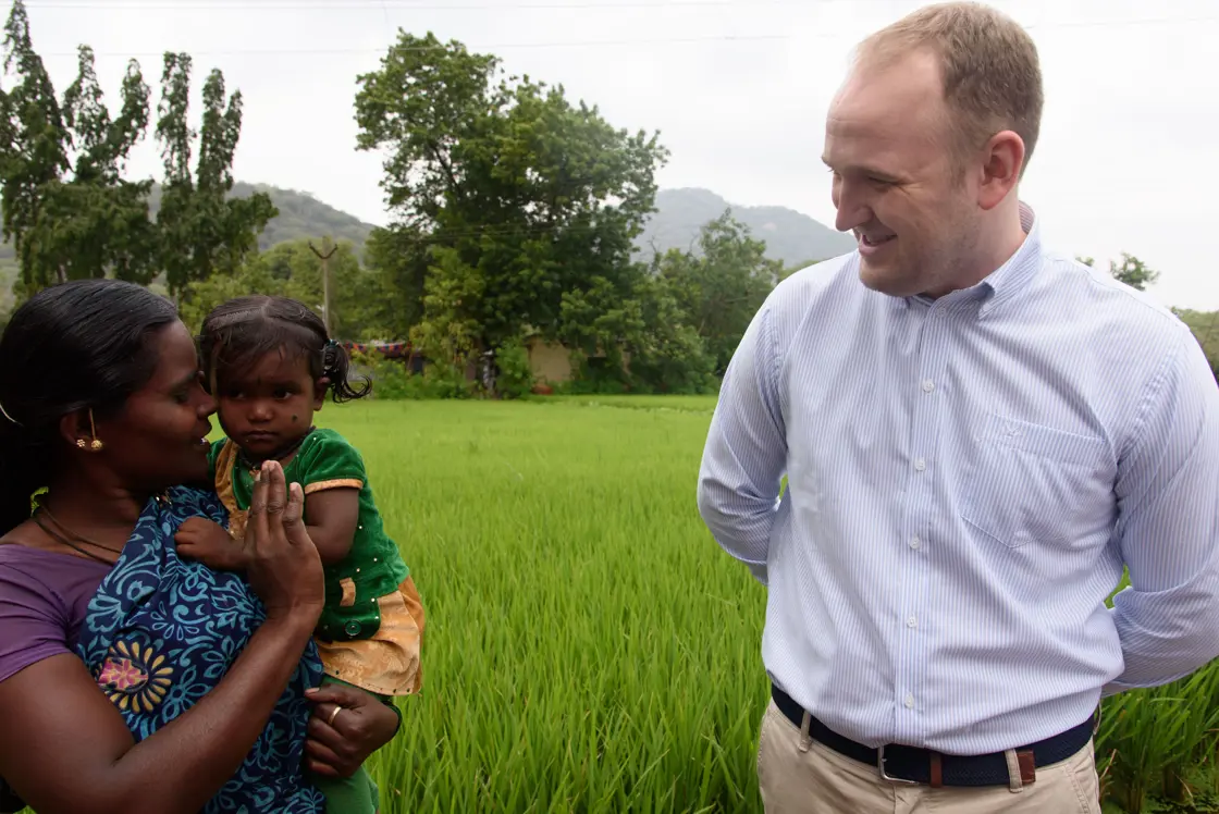 Landbruks- og matminister Jon Georg Dale reiste til India i februar sammen med Norsk Institutt for bioøkonomi.