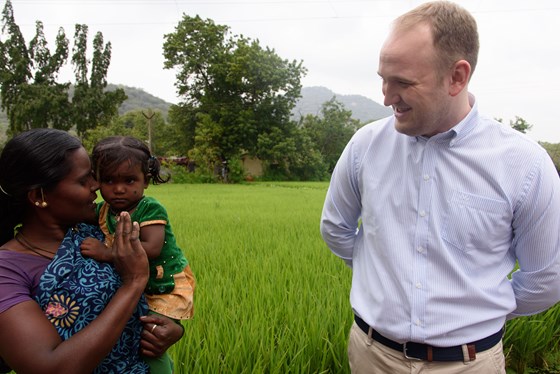 Landbruks- og matminister Jon Georg Dale reiste til India i februar sammen med Norsk Institutt for bioøkonomi.