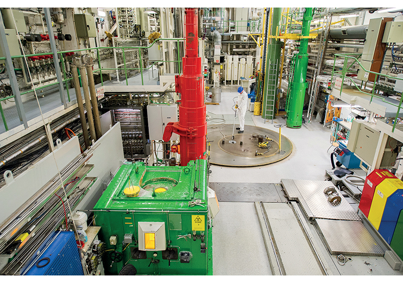 Figur 5.1 Haldenreaktoren
