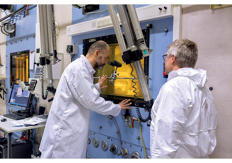 Figur 5.3 Hot-cellene ved Metlab II
