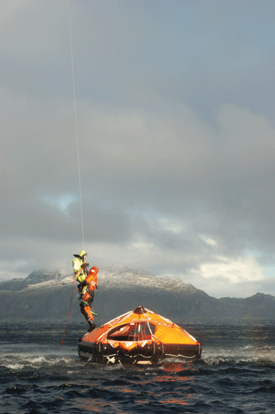 Figure 10.3 A rescue operation. 